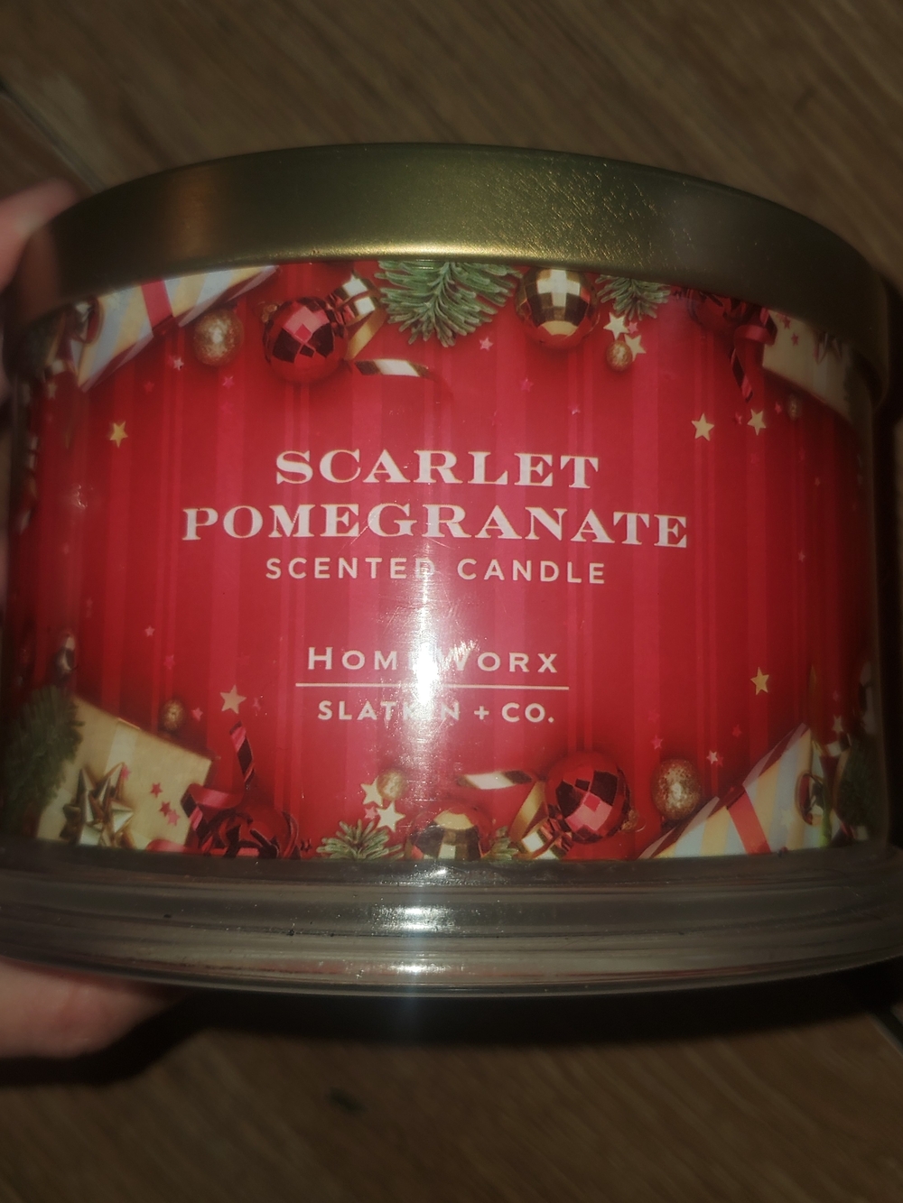Scarlet Pomegranate Scented Candle - HomeWorx By Slatkin & Co.